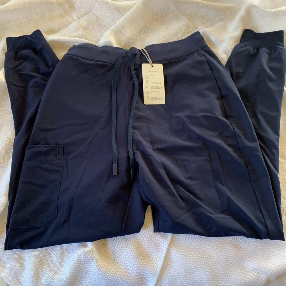 Navy Mandala Scrub Set